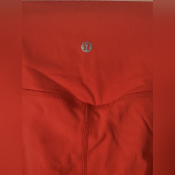 Lululemon Align High Rise Crop 21 Love Red - Picture 7 of 8